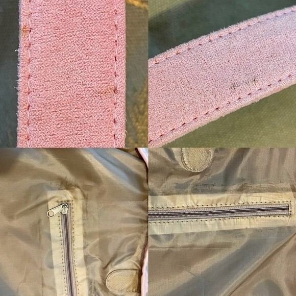 Disneyland | Khaki Green and Pink Tinker Bell Tote Bag - Picture 10 of 15